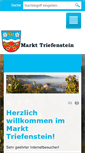 Mobile Screenshot of markt-triefenstein.de